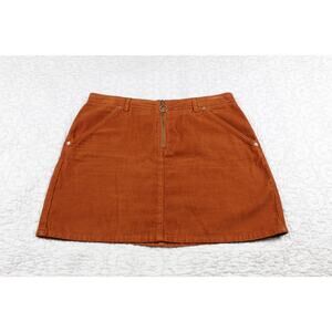 Topshop Moto Mini Corduroy Skirt